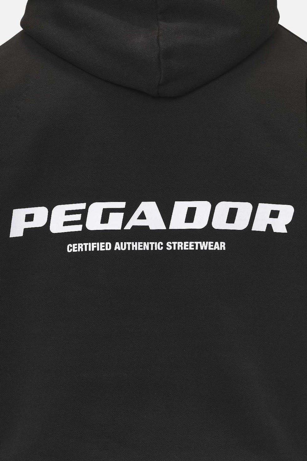 Colne Logo Oversized Hoodie Washed Black