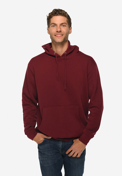 LS14001 Premium Pullover Hoodie Burgundy