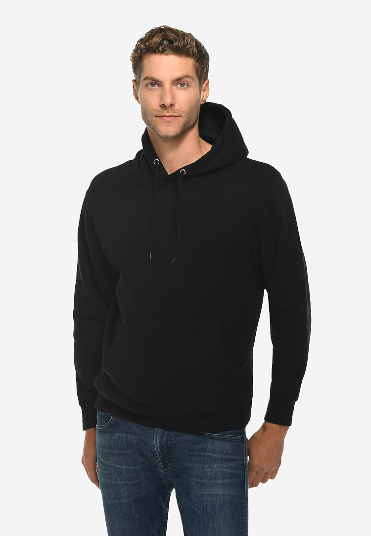ls14001 Premium Pullover Hoodie Black