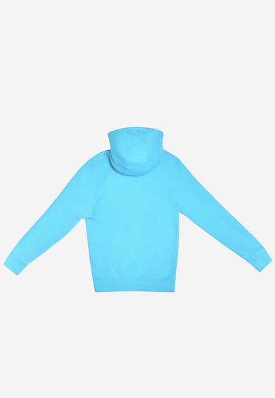 ls14001 Premium Pullover Hoodie Ocean Blue