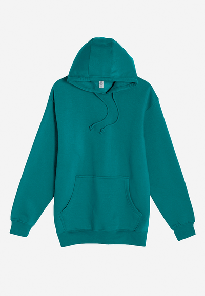 ls19001 Heavyweight Pullover Hoodie Teal