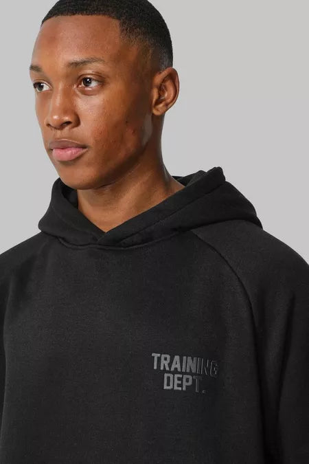 Bohoo Man Active Training Dept Boxy Hoodie