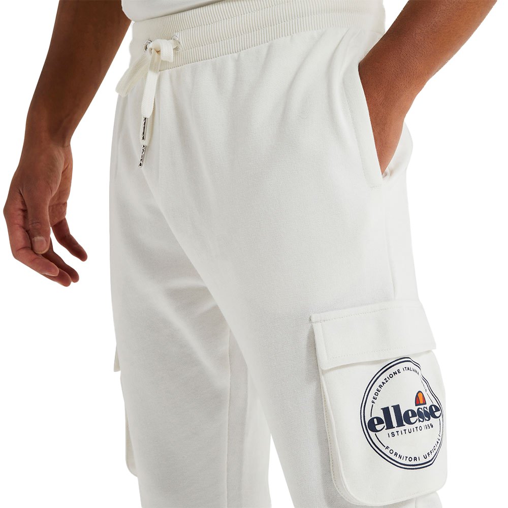 Ellesse Elvare white cargo Joggers
