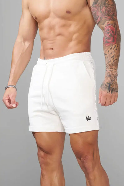 1078 - Piping Collection - Shorts White