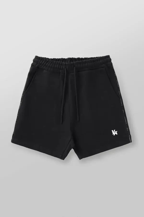 1078 - Piping Collection - Shorts Black
