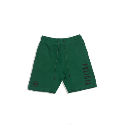 Felicia Dark Green Jogger Shorts