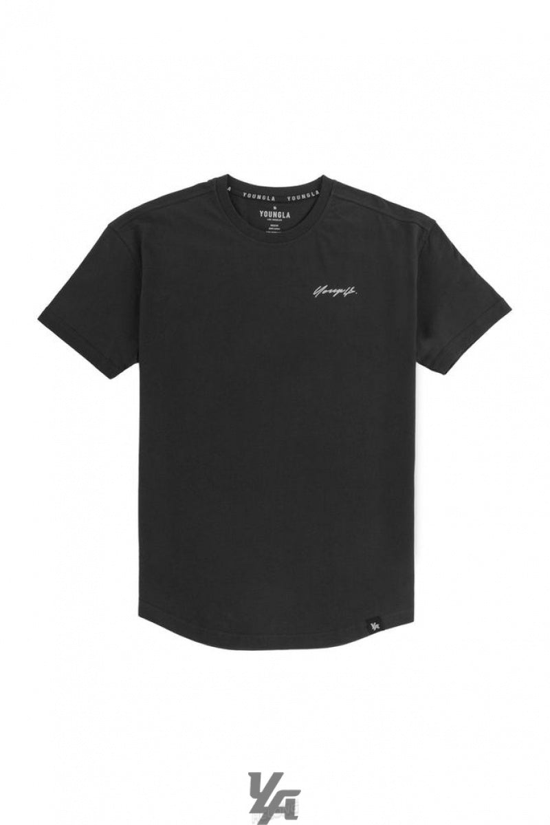 YoungLA 408 Autobiography Tees Black