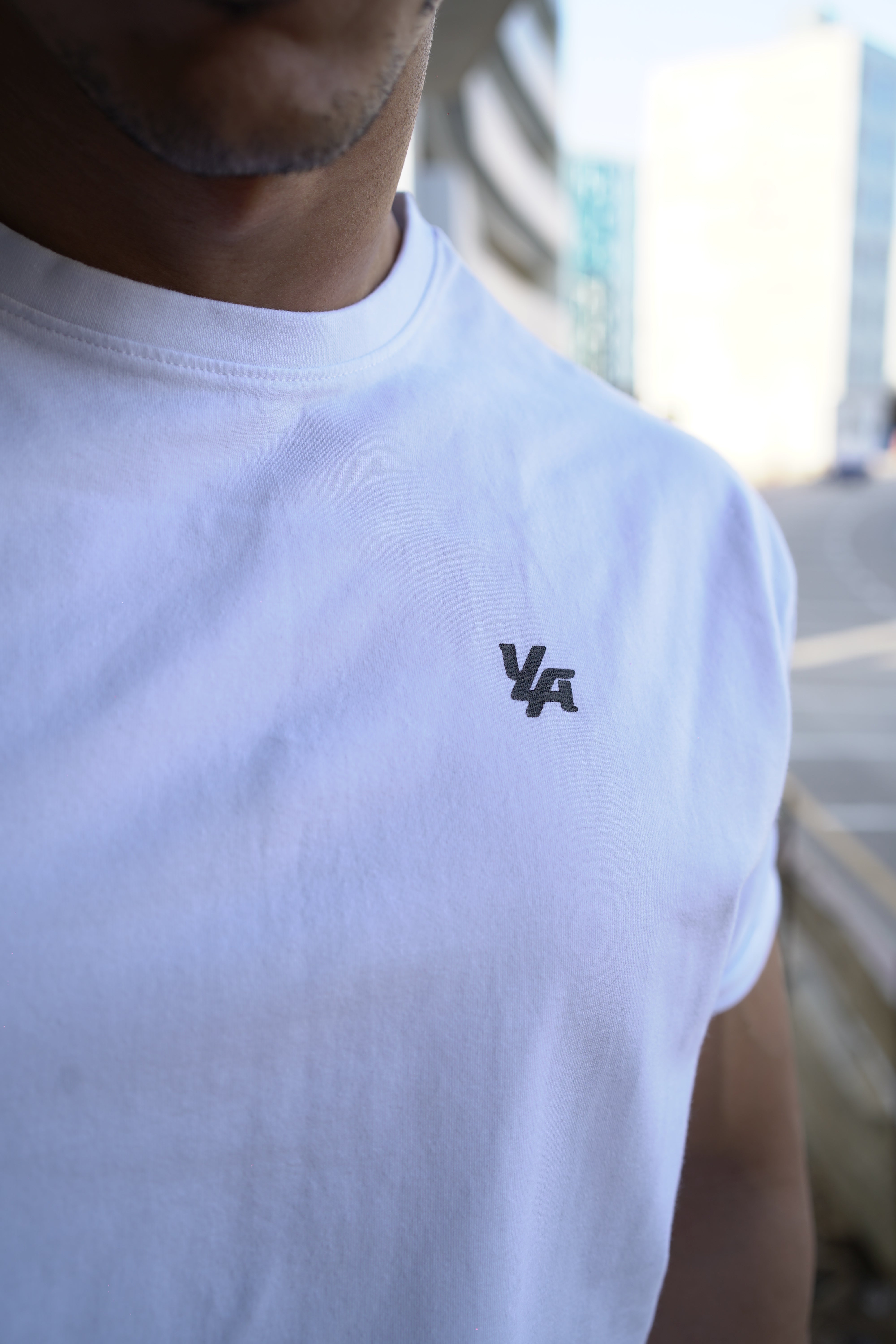Young La Basic white tee