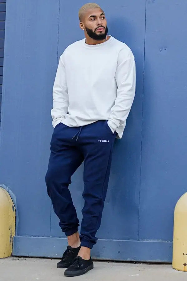 210 Kick-Back Joggers Navy